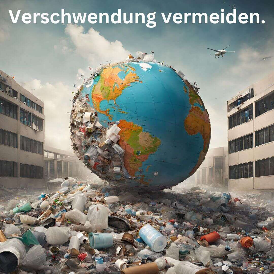 Verschwendung vermeiden.