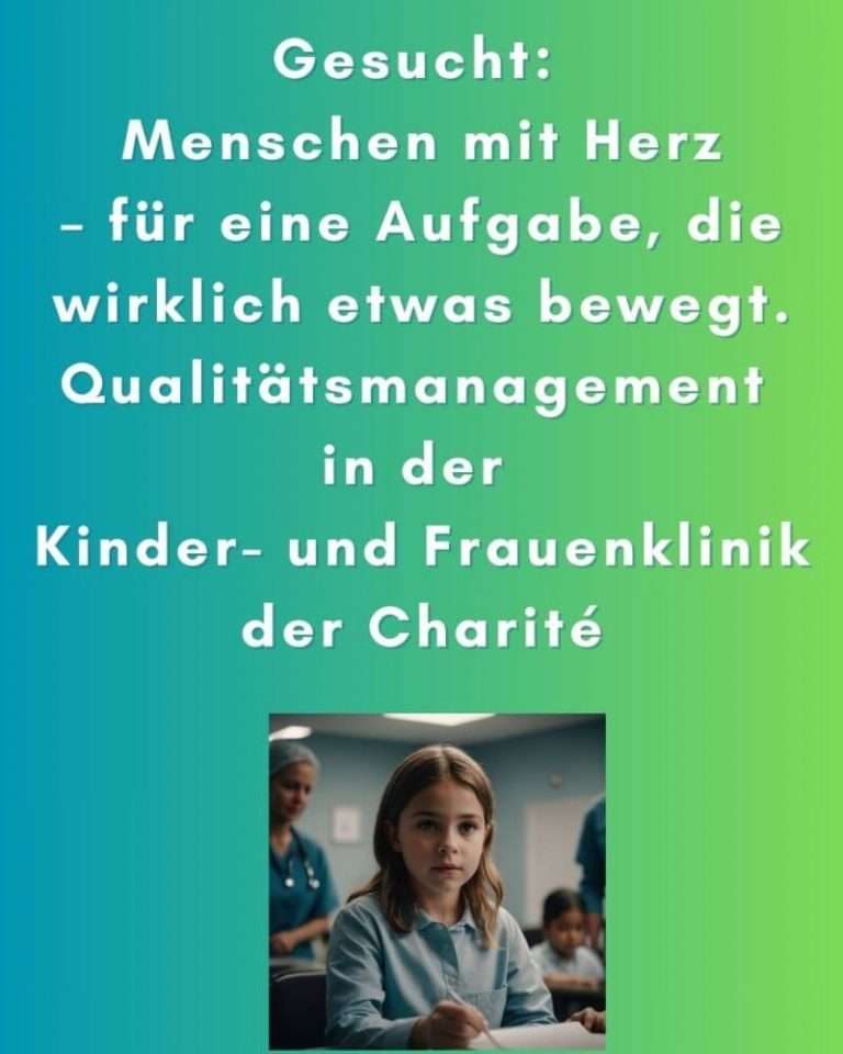 Qualität gestalten, wo es zählt: In der Kinder- und Frauenklinik der Charité.