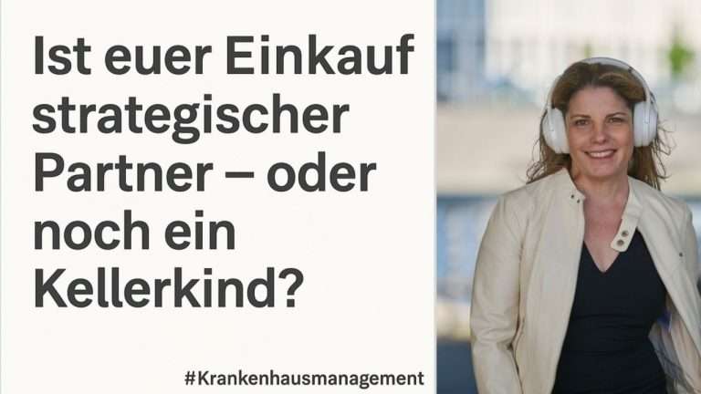 „Im Einkauf liegt der Segen. Oder das Chaos.“ Warum Kliniken viel Geld verschenken – und wie man das ändert.